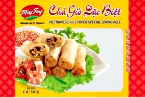 Special Vietnamese Rice Paper Spring Rolls Image