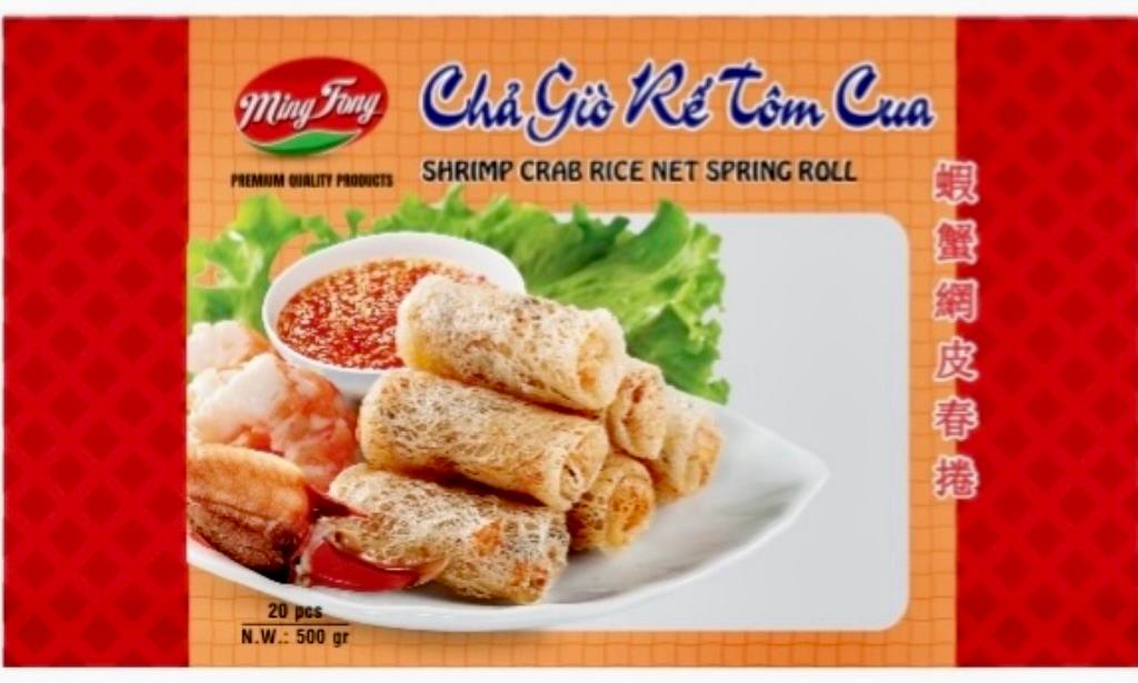 Shrimp & Crab Net Spring Rolls Image