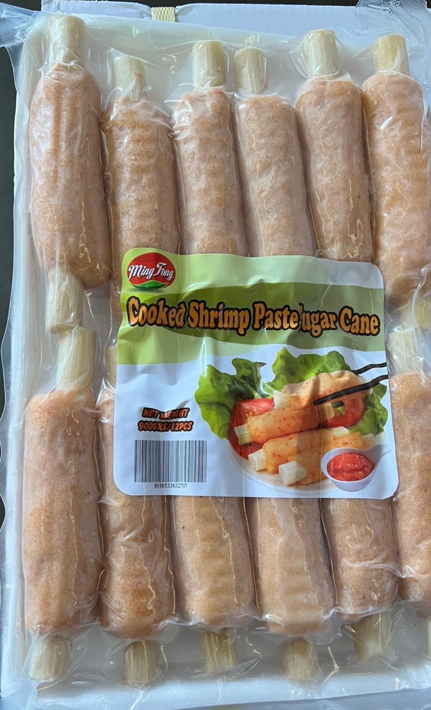 Cooked Shrimp Paste Sugar Cane Image