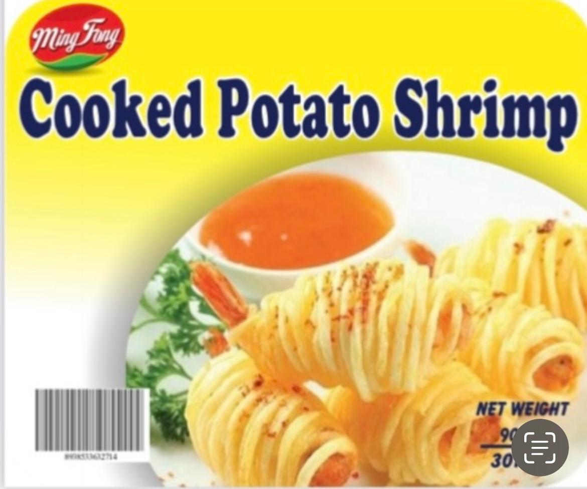 Cooked Potato Shrimp Image